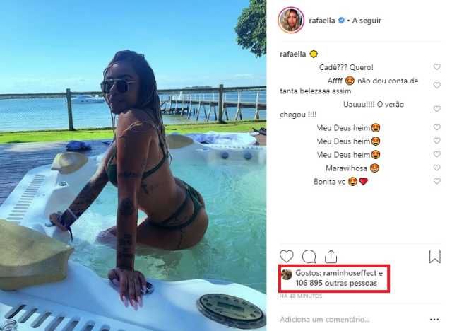 Irmã de Neymar faz furor nas redes sociais e .... nem António Raminhos resiste