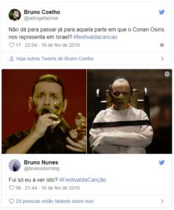 As melhores piadas à atuação de Conan Osíris no Festival RTP  da Canção