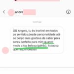 Ângelo Rodrigues denuncia mensagens de assédio enviadas por fã