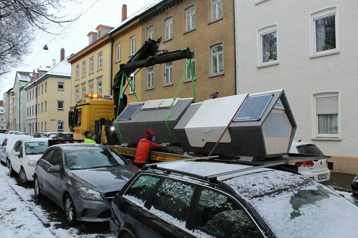 Alemanha manda instalar cápsulas para albergar os sem-abrigo nas noites frias