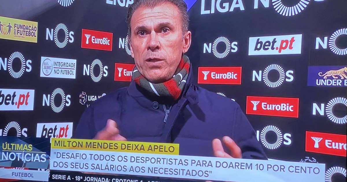 Treinador do Marítimo faz apelo em tempos de pandemia: "cada jogador doar 10% do salário"