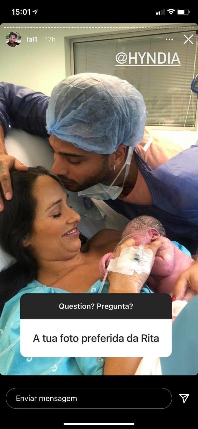 Namorado de Rita Pereira revela foto inédita da artista na sala de parto