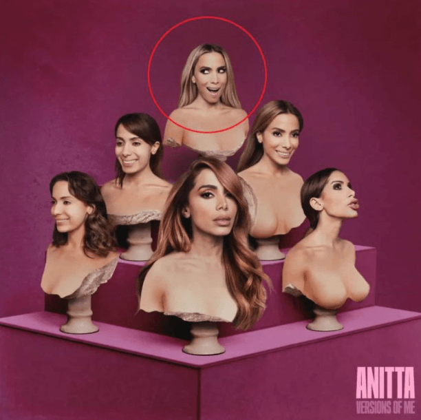 Helena Coelho na capa do álbum de Anitta? "Eu mesma achei que era eu"