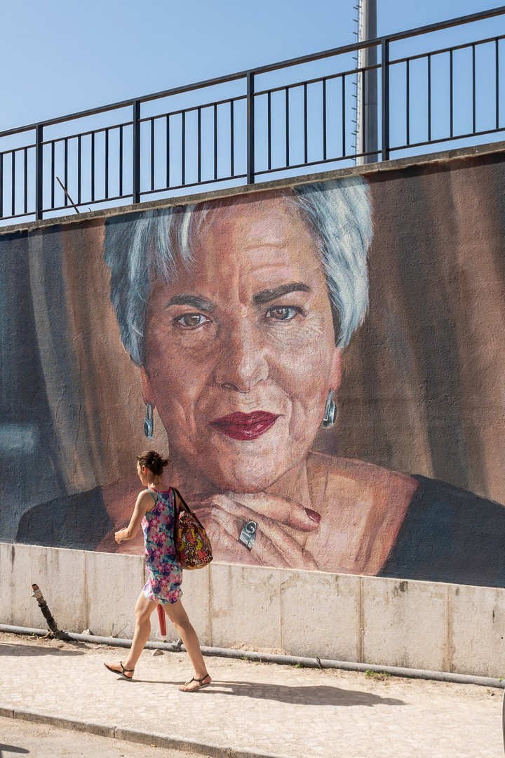Atriz Lídia Franco homenageada com mural em Lisboa