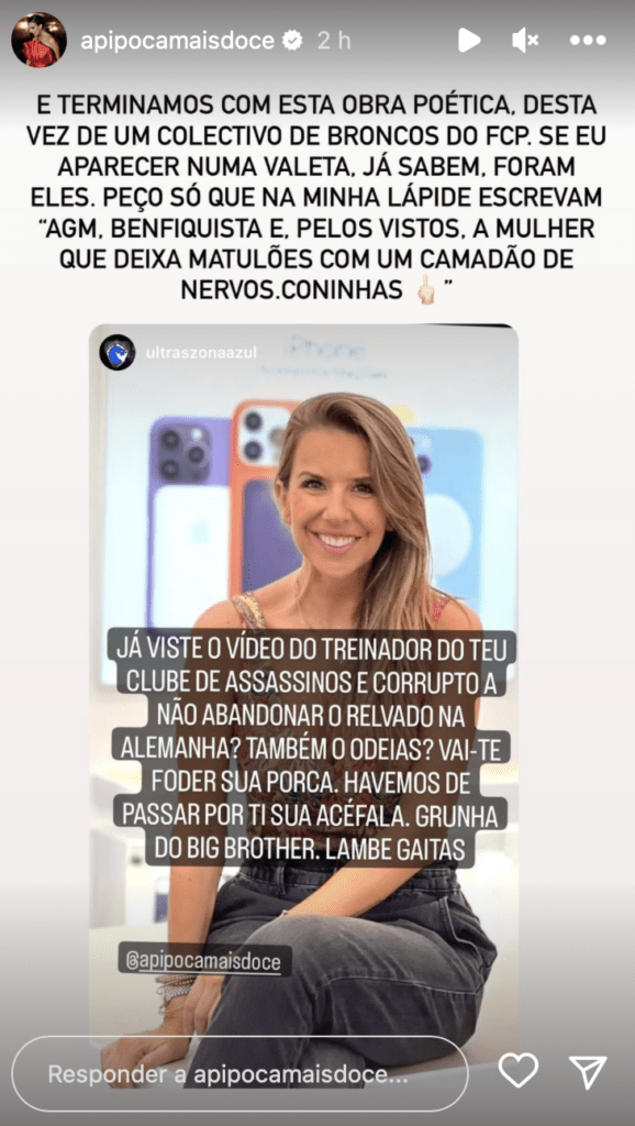 Ana Garcia Martins ameaçada por adeptos do FC Porto!
