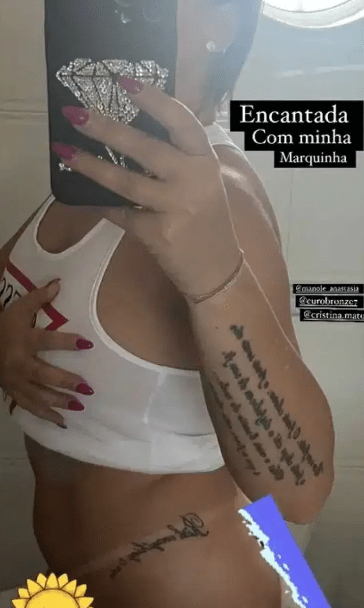 Após fotografia "sem cuecas", Elma Aveiro é elogiada: “Fica melhor despida que vestida…”