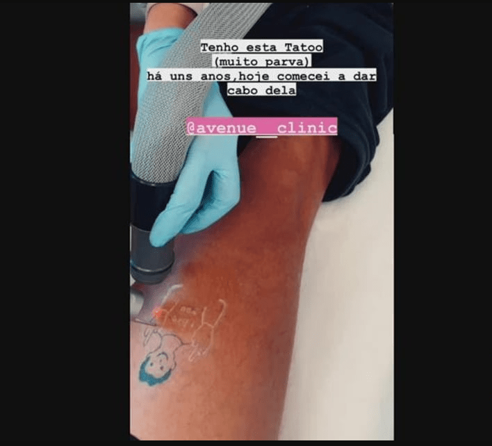 Diogo Amaral revela tatuagem e admite: "Ando com esta tatuagem meio idiota há anos"